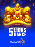 5 Lions Dance Slot Terbaru 2026: RTP dan Max Win game cover
